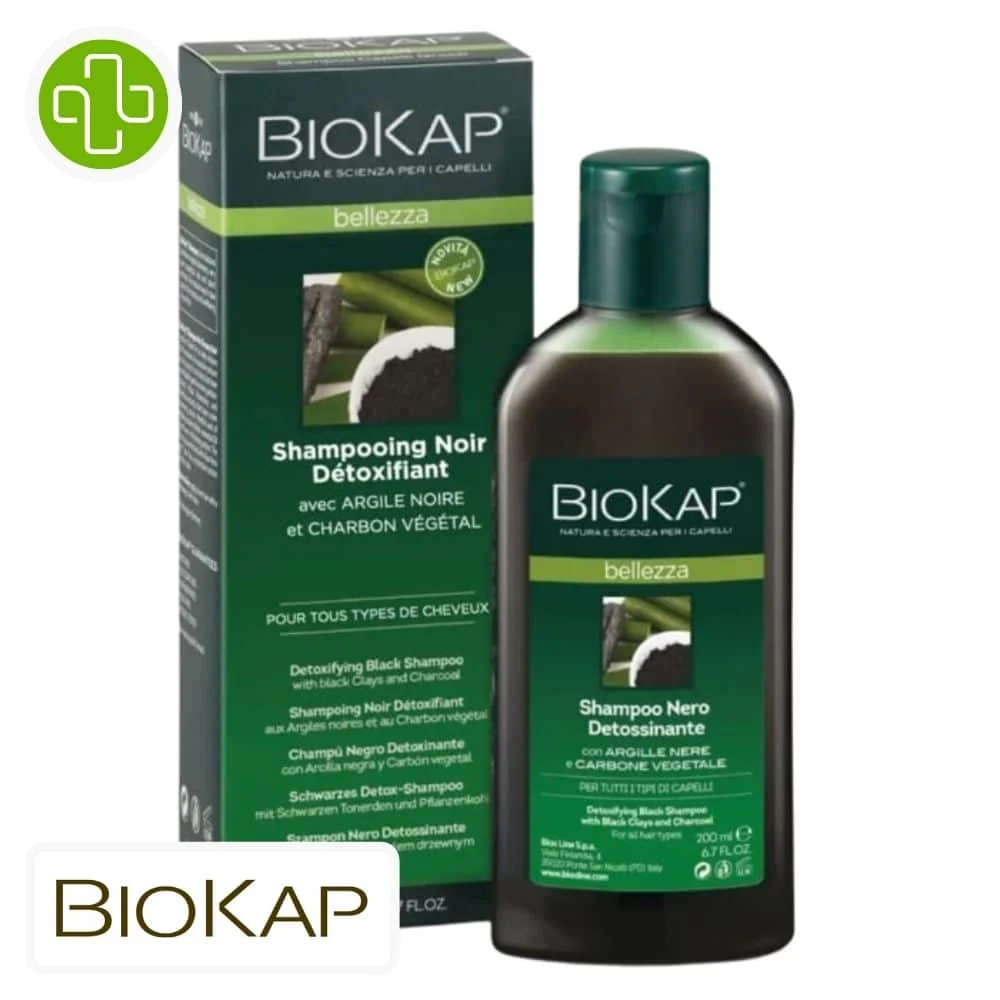 Biokap Bellezza Shampoing Noir Detoxifiant 200ml