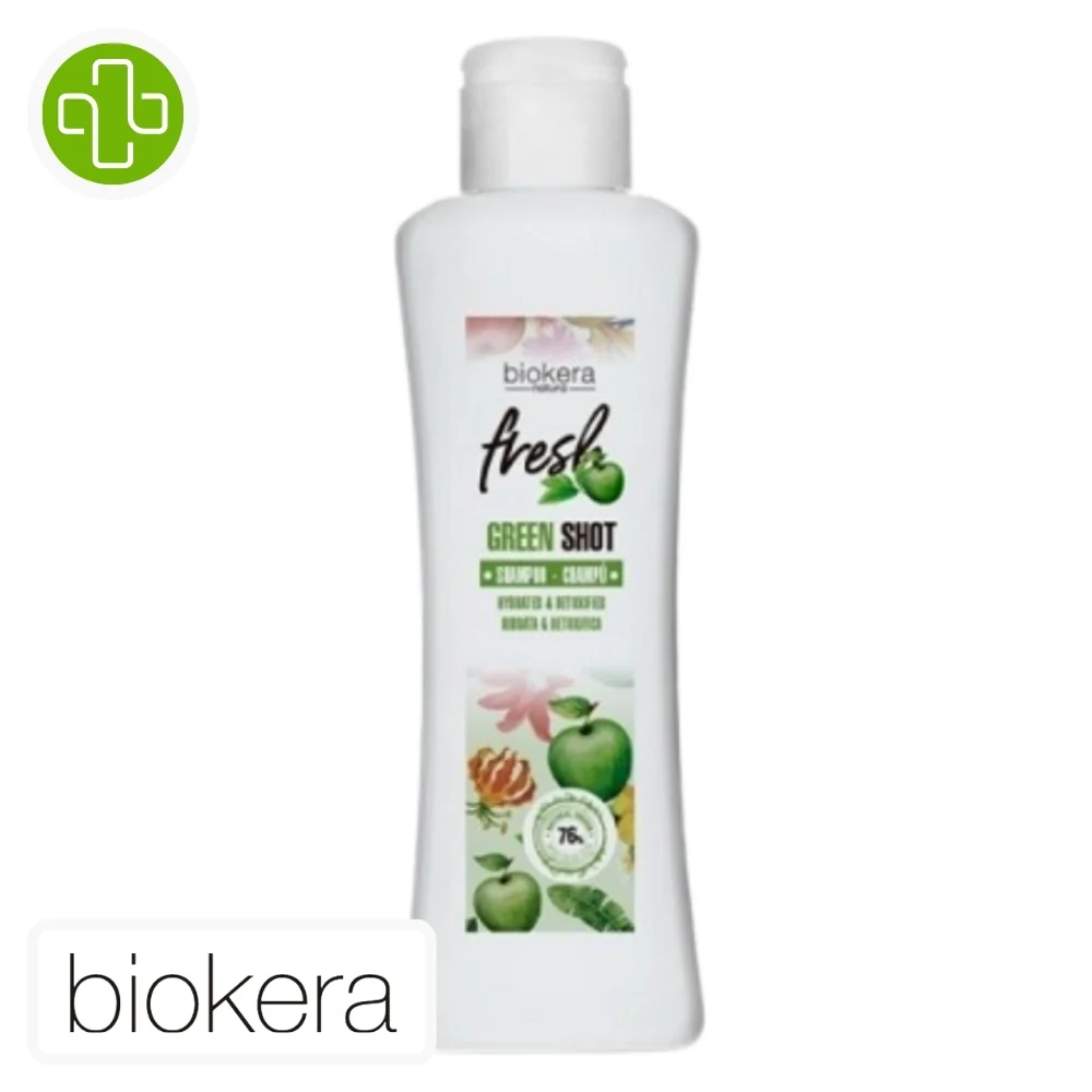 Biokera Fresh Green Shot Shampoing 300ml