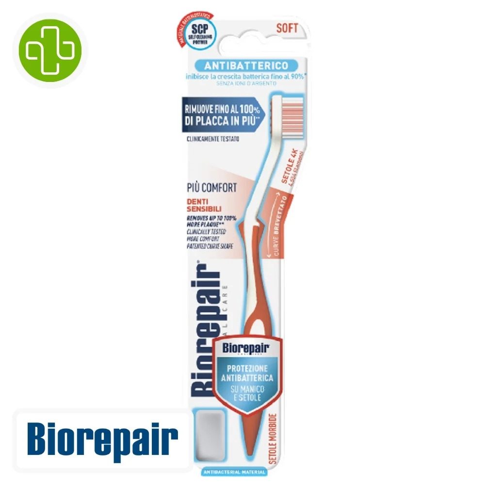 Biorepair Brosse A Dents Soft Anti Bacterienne 1u