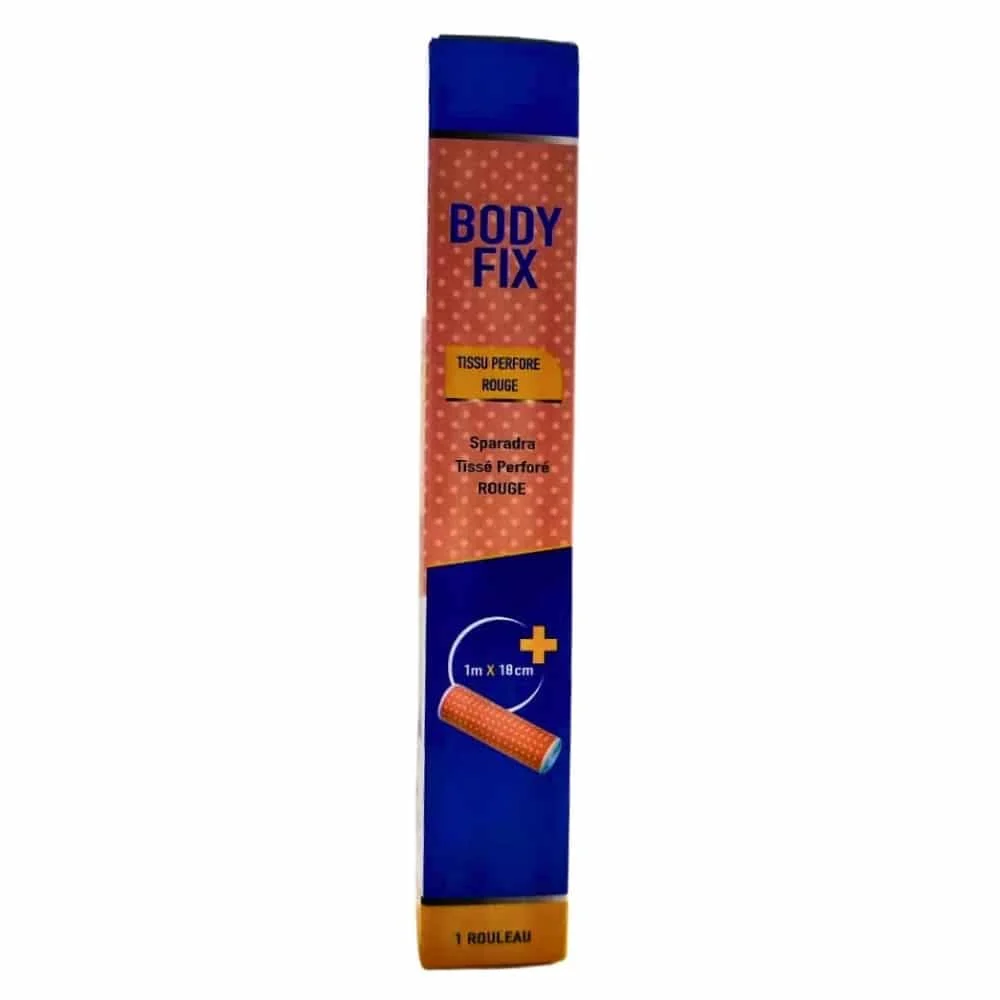 Body Fix Tissu Perfore Rouge 1mx18cm 1u