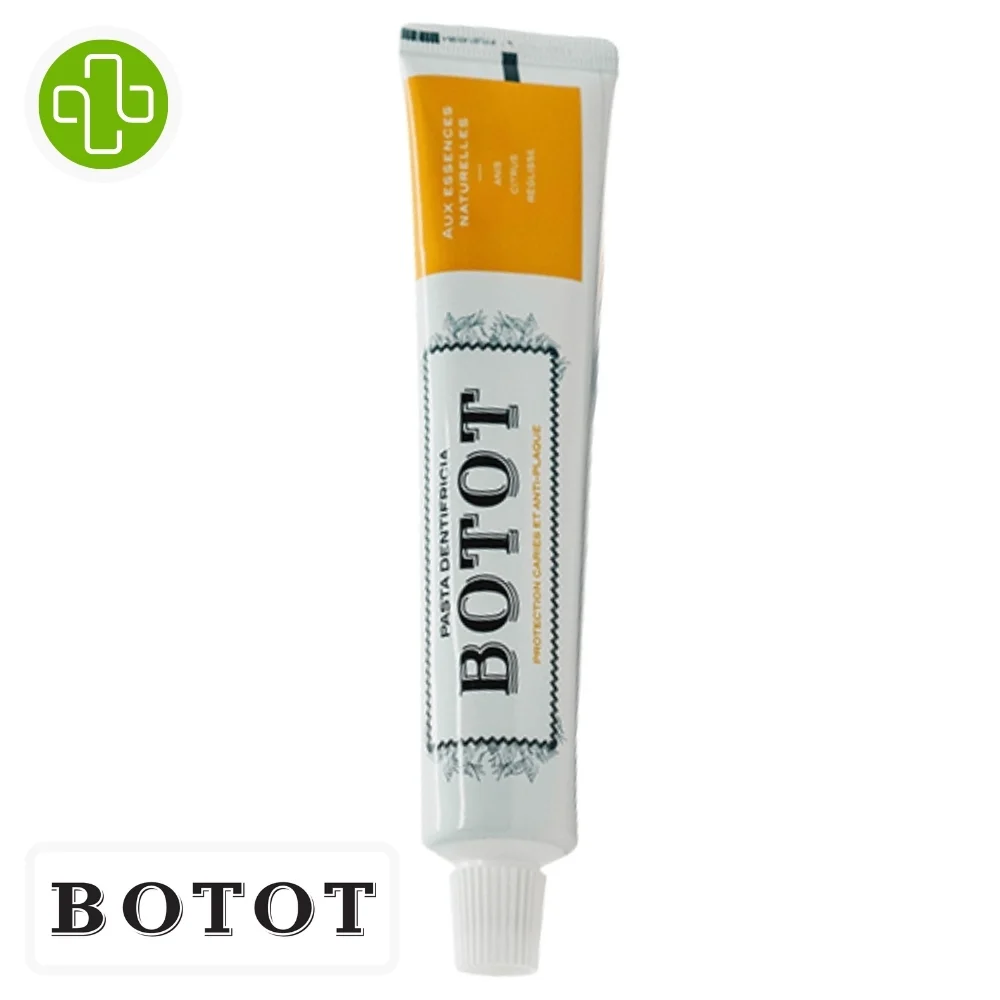 Botot Dentifrice Protection Carries Et Anti Plaque Anis Citrus Et Reglisse 75ml