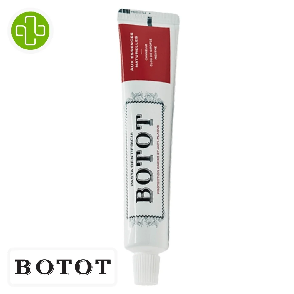 Botot Dentifrice Protection Carries Et Anti Plaque Cannelle Clou De Girofle Et Menthe 75ml