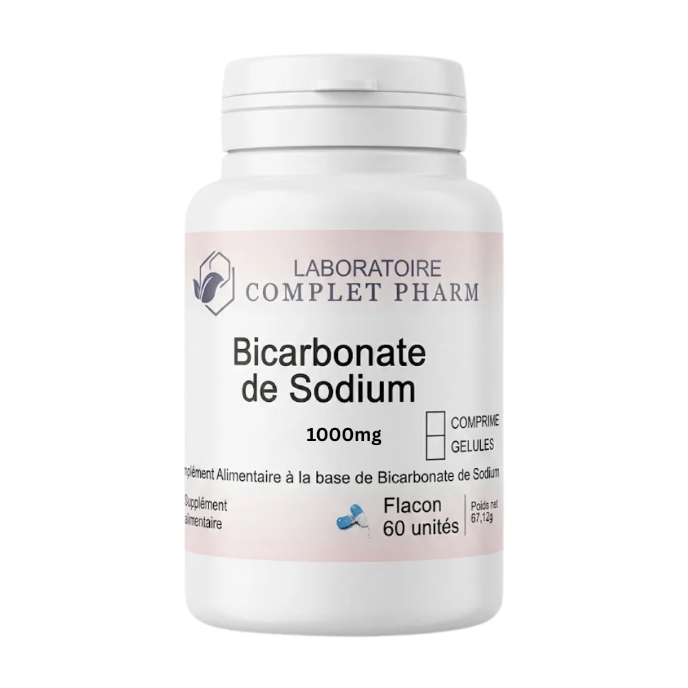 Complet Pharm Lab Bicarbonate De Sodium 1000mg 60 Gelules