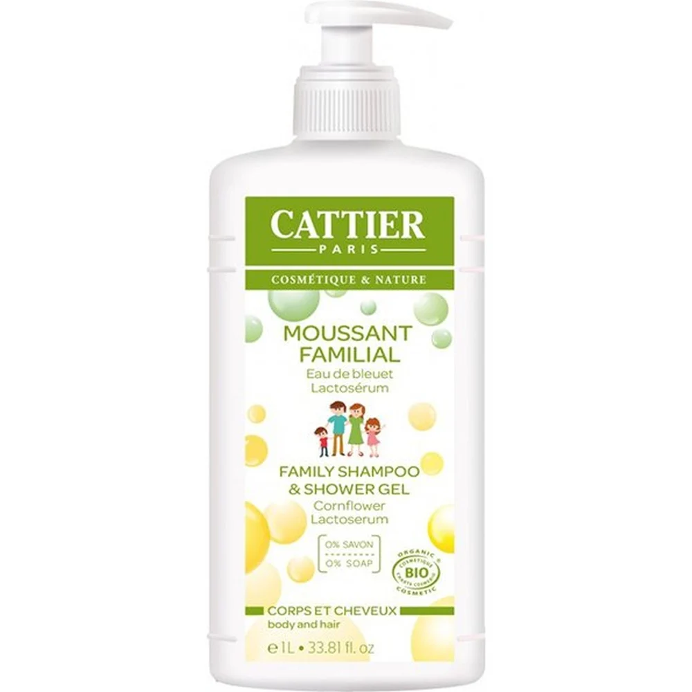 Cattier Moussant Familial Sans Savon Pamplemousse 1l