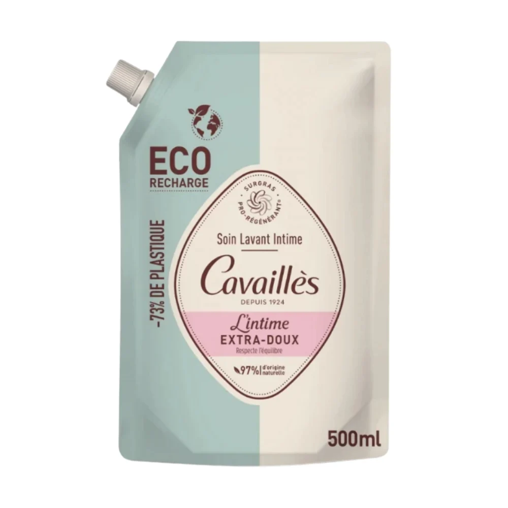 Cavailles Soin Lavant Intime L Intime Extra Doux Eco Recharge 500ml