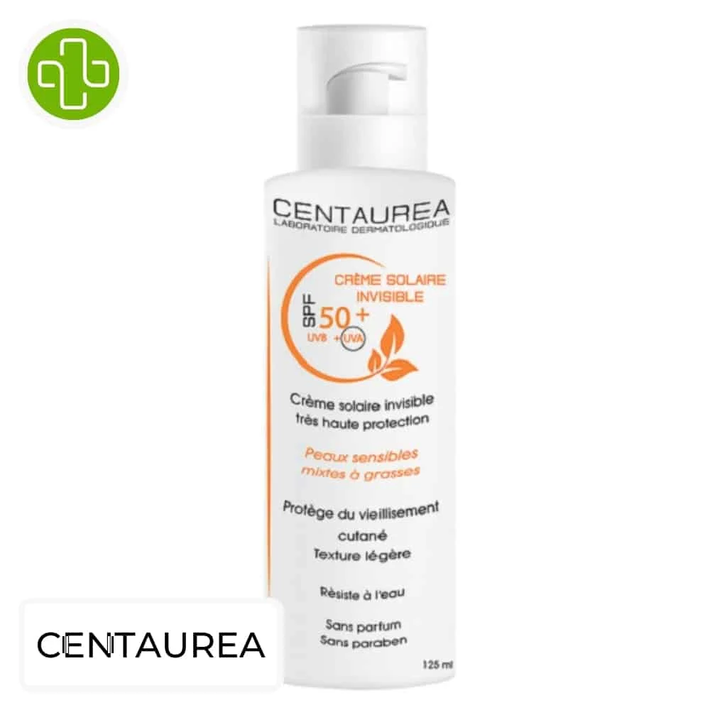 Centaurea Ecran Solaire En Creme Invisible Spf50 125ml