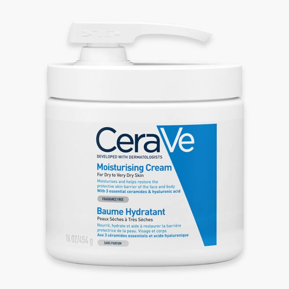 Cerave Baume Hydratant Peau Seche A Tres Seche Avec Pompe 454g