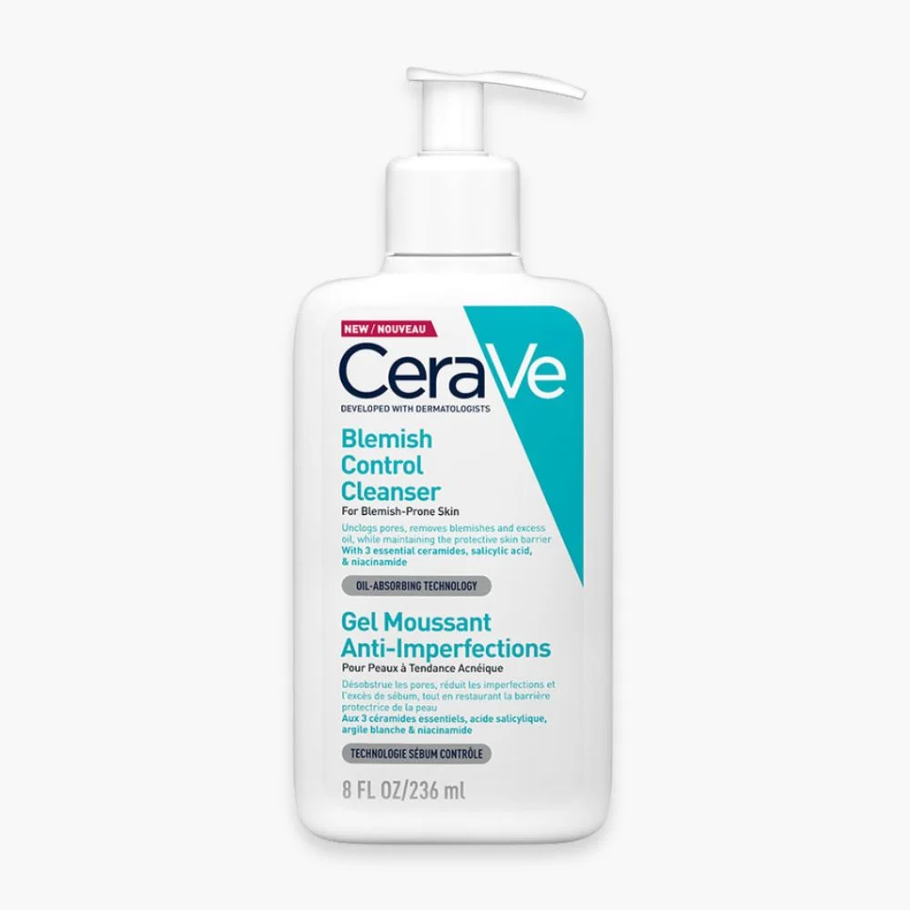 Cerave Gel Moussant Nettoyant Anti Imperfections Peau A Tendance Acneique 236ml