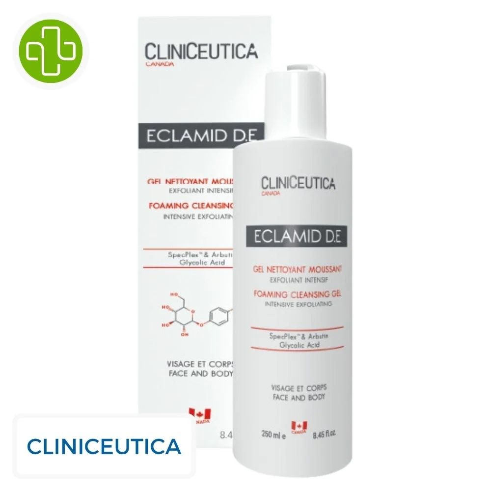 Cliniceutica Eclamid De Gel Nettoyant Moussant 250ml
