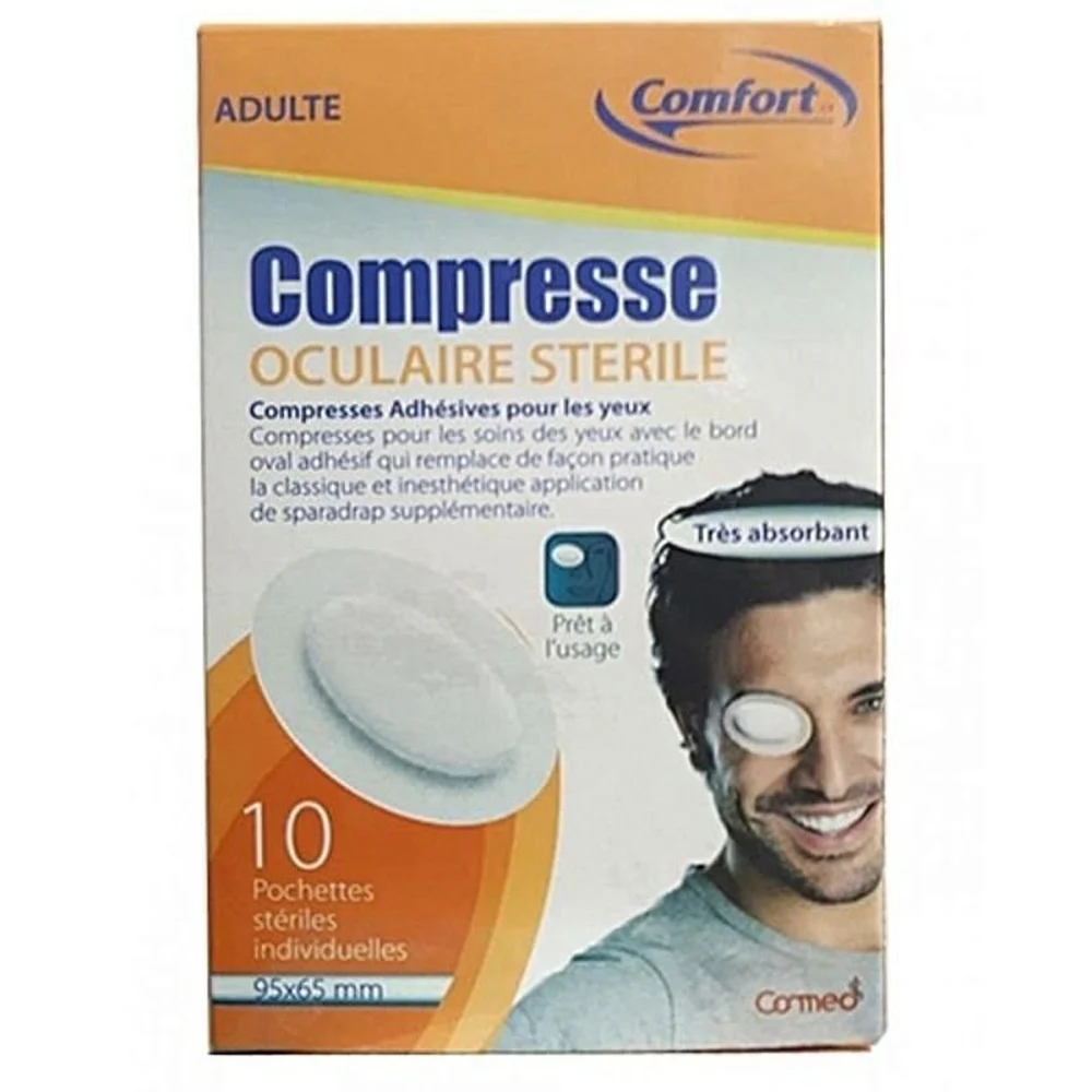 Comfort Compresse Oculaire Adulte 10 Pieces