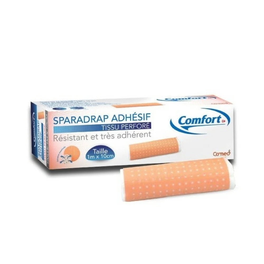 Comfort Sparadrap Adhesif Rouge 1m10cm