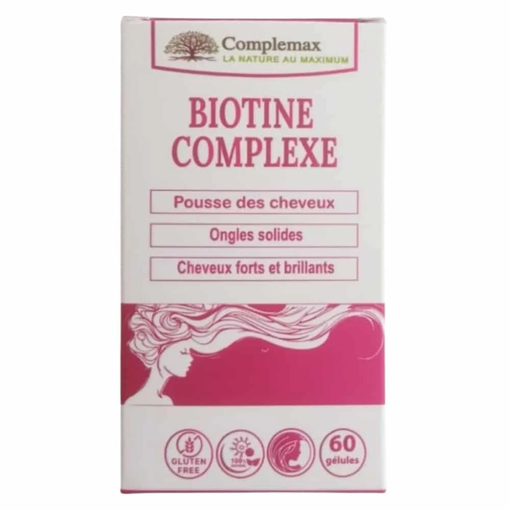 Complemax Biotine Complexe Cheveux Et Ongles 60 Gelules