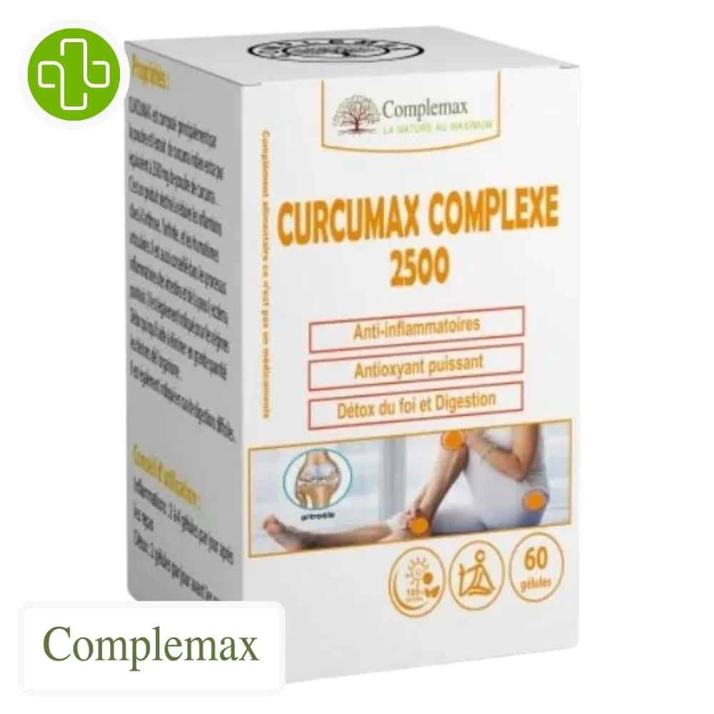 Complemax Curcumax Complexe 2500 60 Gelules