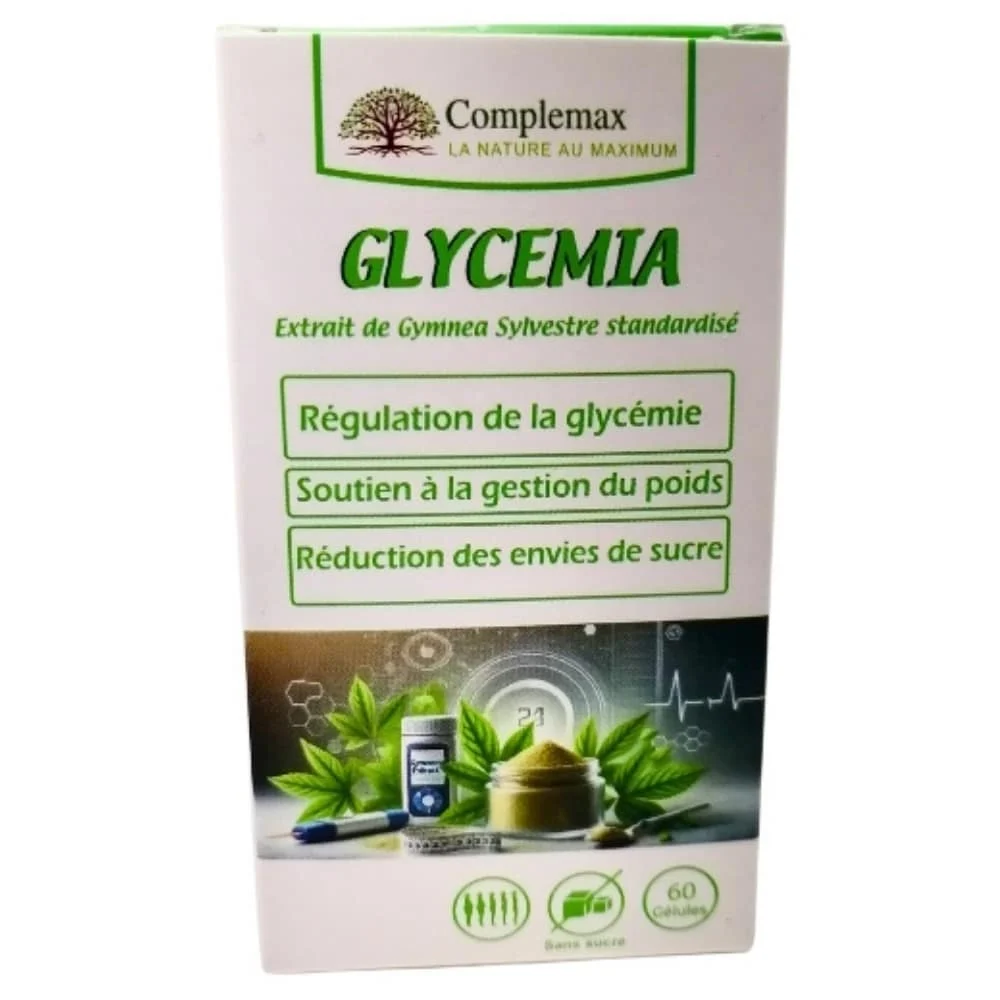 Complemax Glycemia Extrait De Gymnea Sylvestre Standardise Regulation De La Glycemie 60 Gelules