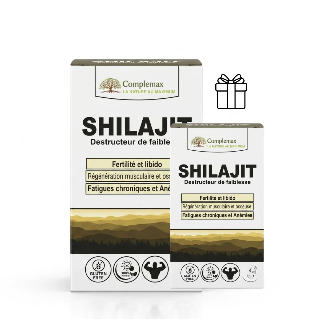 Complemax Shilajit 60 Gelules Complemax Shilajit Echantillon Offert