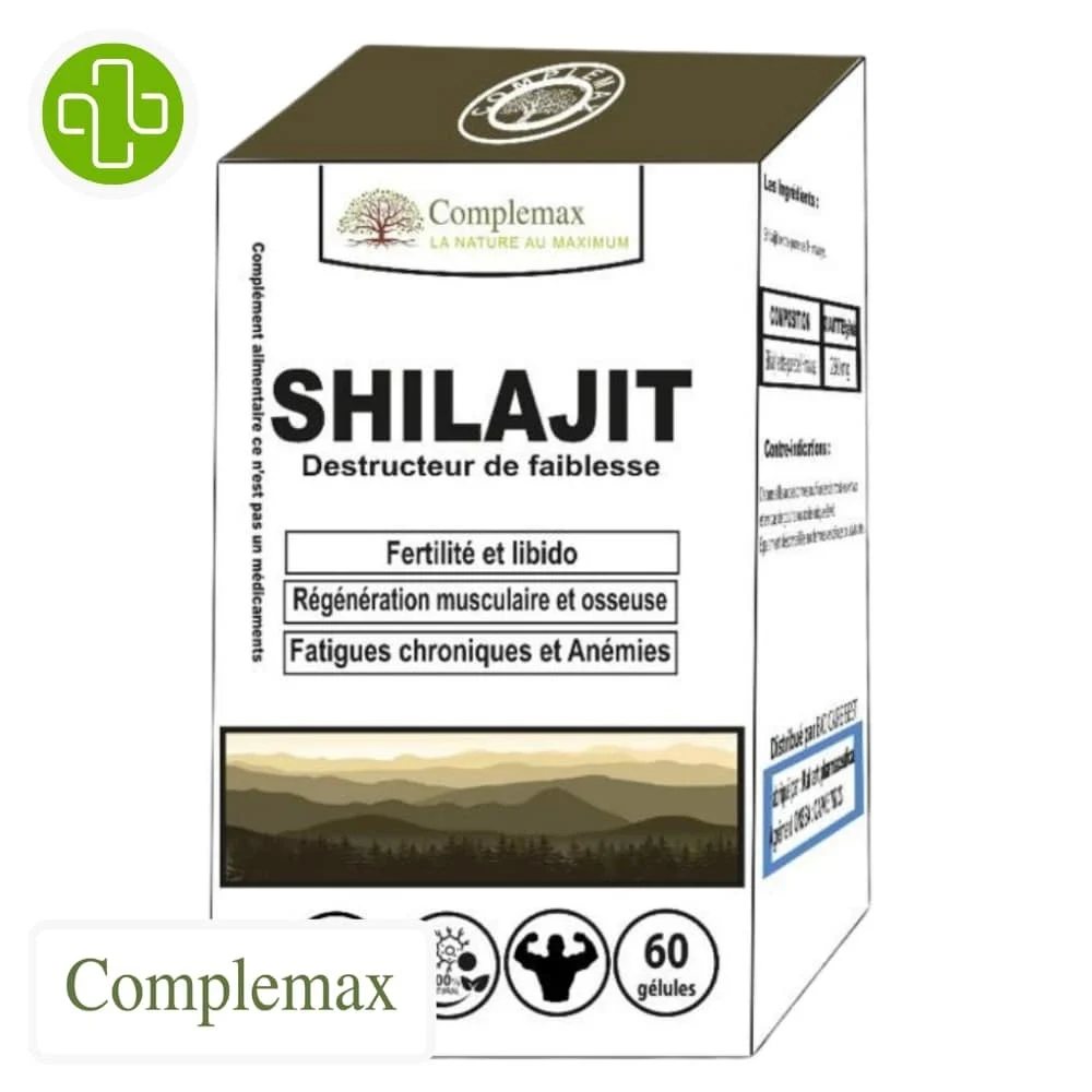 Complemax Shilajit 60 Gelules