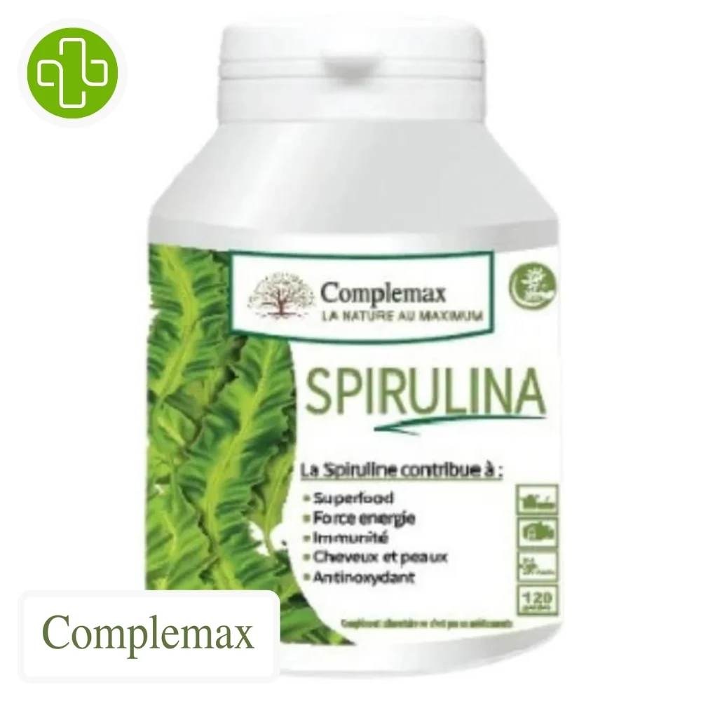 Complemax Spiruline Et Vitamine C 100 Gelules