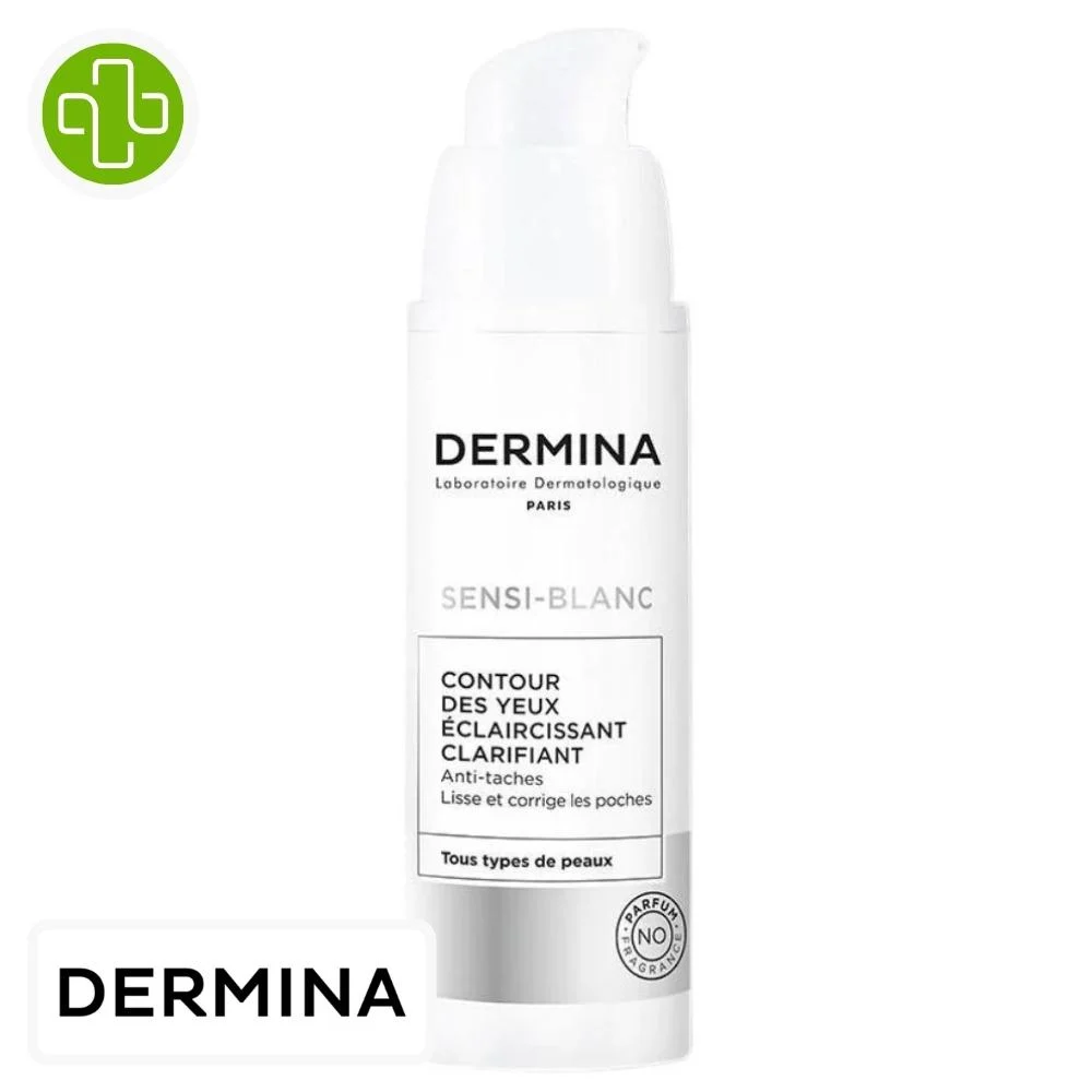Dermina Sensi Blanc Contour Des Yeux Eclaircissant Clarifiant 30ml