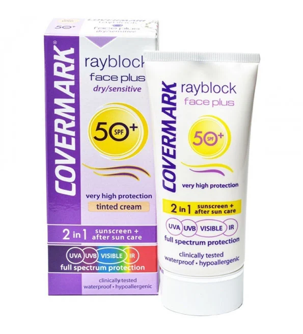 Covermark Rayblock Face Plus Teinte Dry Sensitive Spf50 50ml