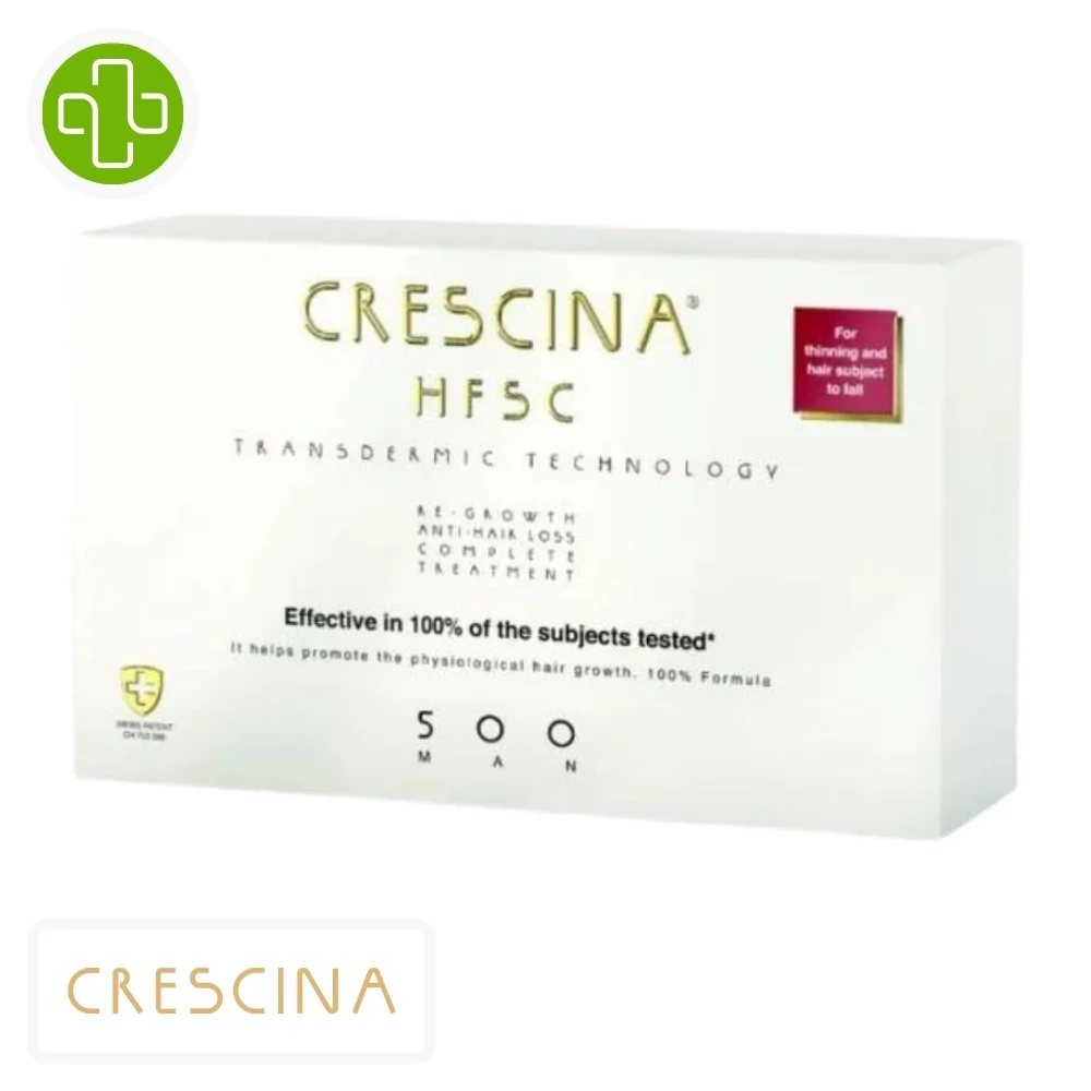 Crescina Hfsc Homme 500 Traitement Anti Chute Complet Ampoules 1010u