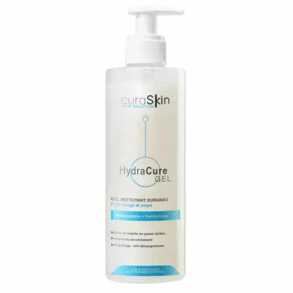 Curaskin Hydracure Gel Nettoyant Surgras 400ml