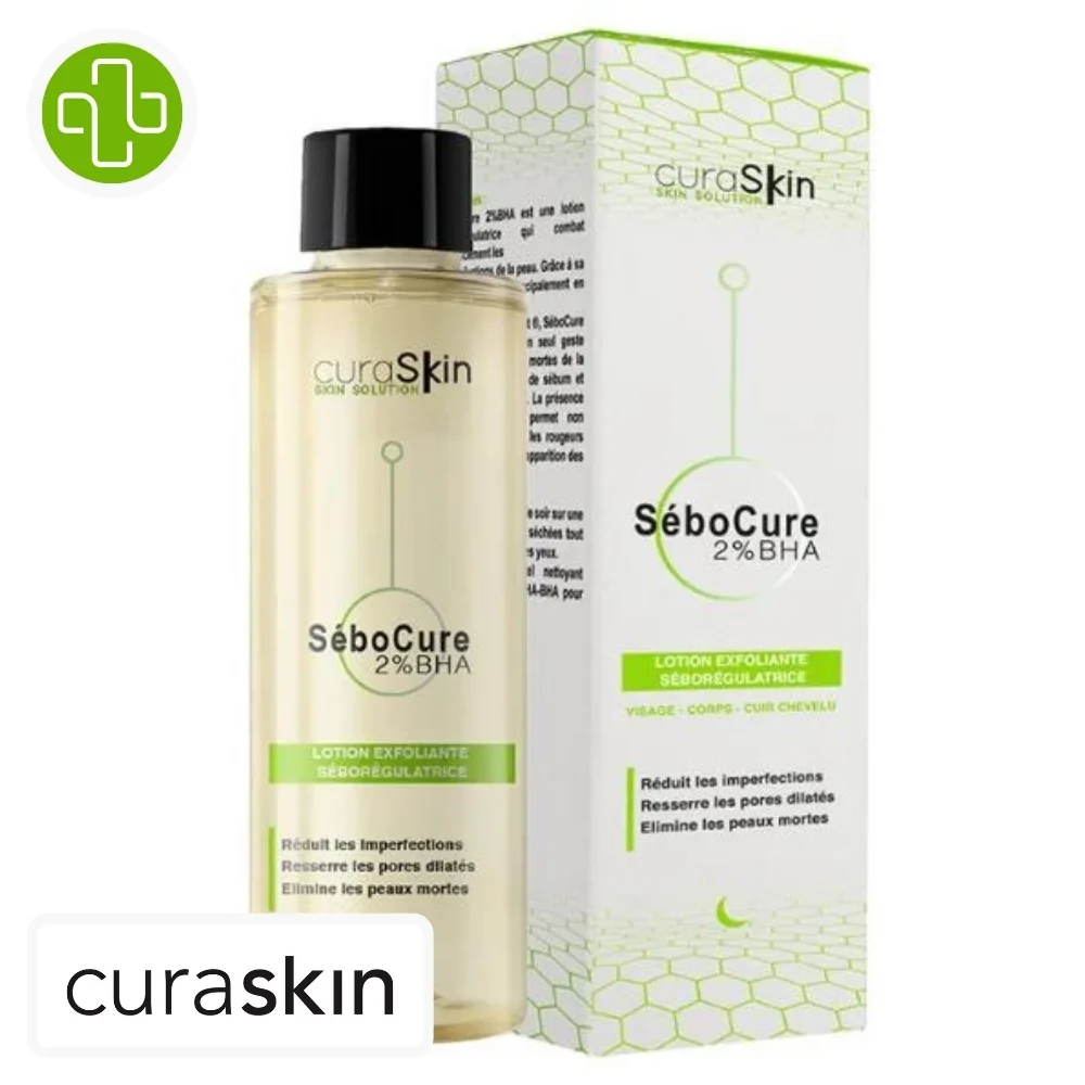 Curaskin Sebocure 2 Bha Lotion Exfoliante Seboregulatrice 100ml