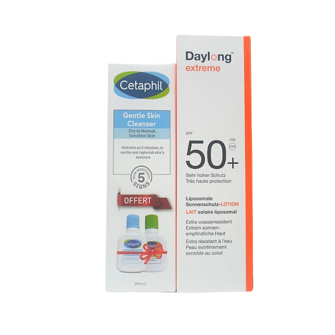 Pack Daylong 50 Extreme 100mlcetaphil Lotion Cleanser Mini Pack