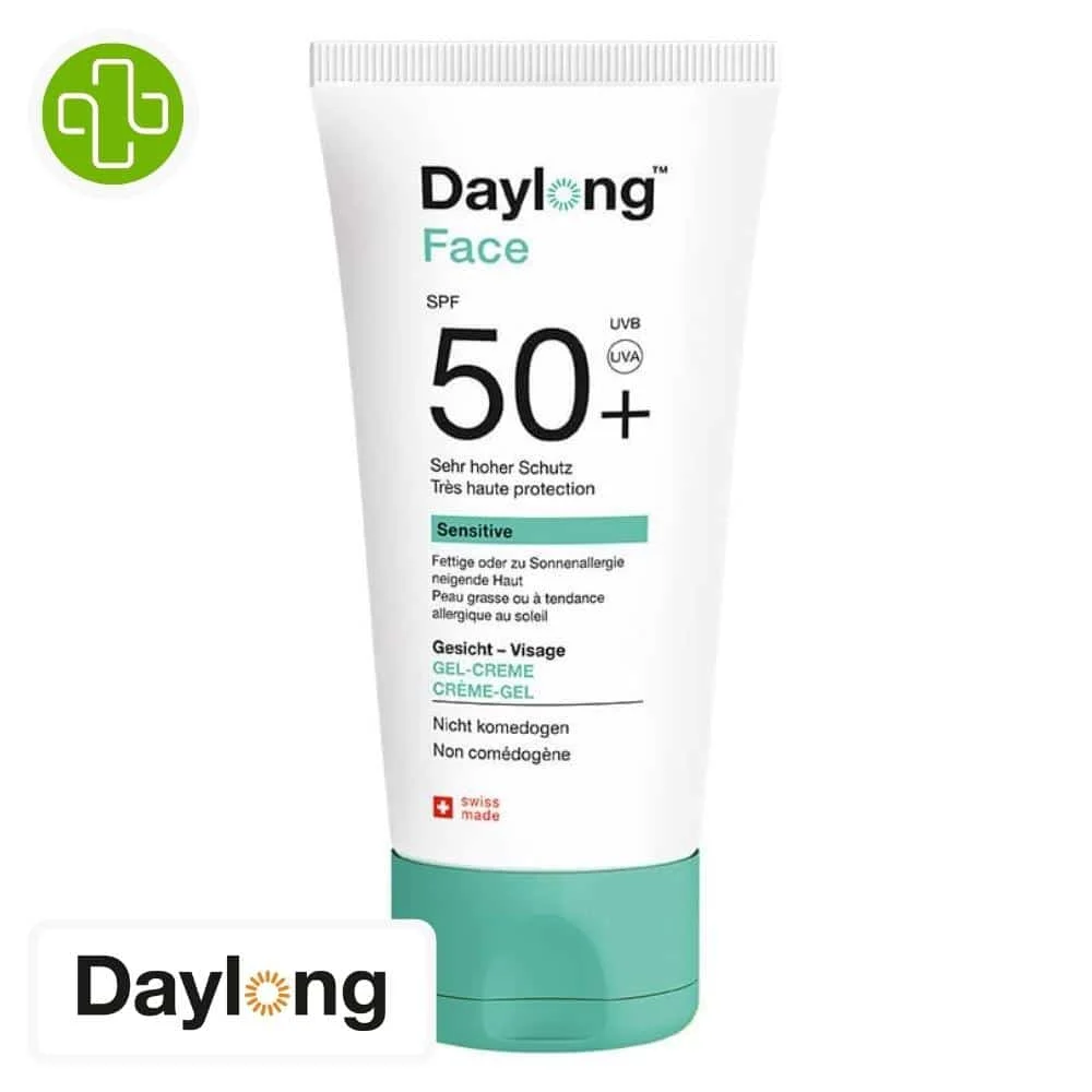 Daylong Sensitive Gel Fluide Leger Spf50 Protection Solaire 50ml