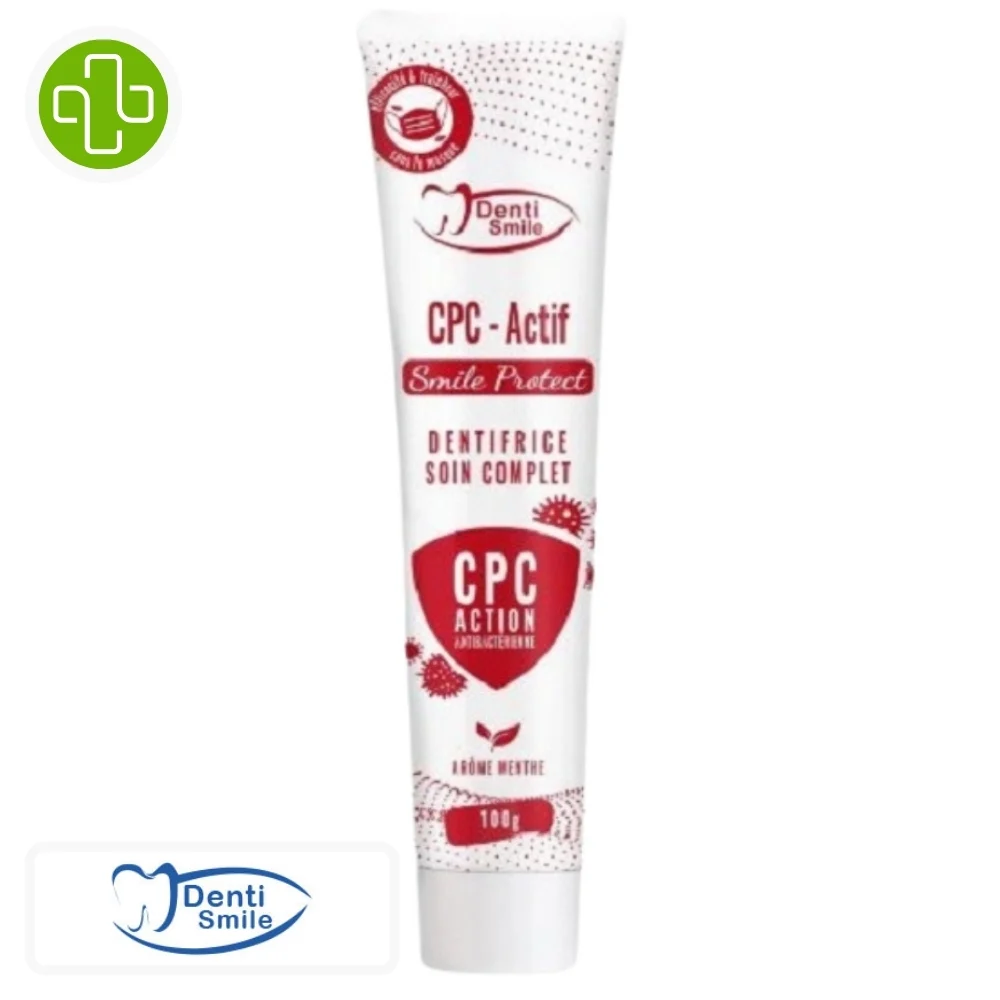 Denti Smile Protect Cpc Actif Dentifrice Soin Complet Gout Menthe 100g