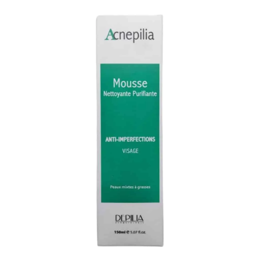 Depilia Acnepilia Mousse Nettoyante Purifiante Anti Imperfections 150ml