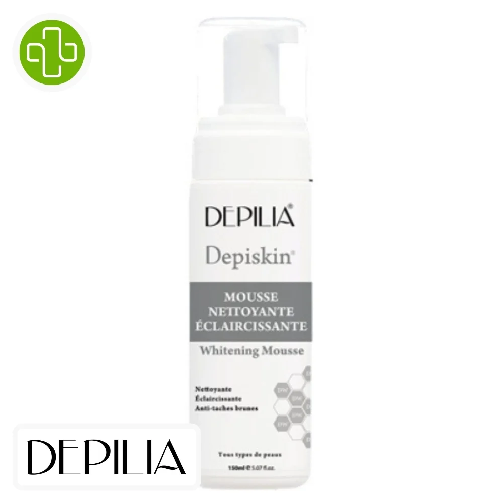 Depilia Depiskin Mousse Nettoyante Eclaircissante 150ml