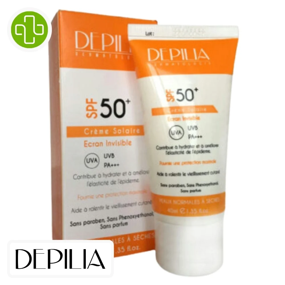 Depilia Creme Solaire Spf50 40ml