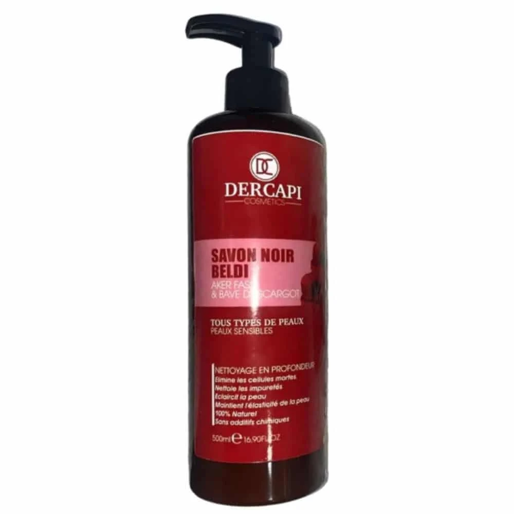 Dercapi Savon Noir Beldi Nila Et Bave D Escargot 500ml