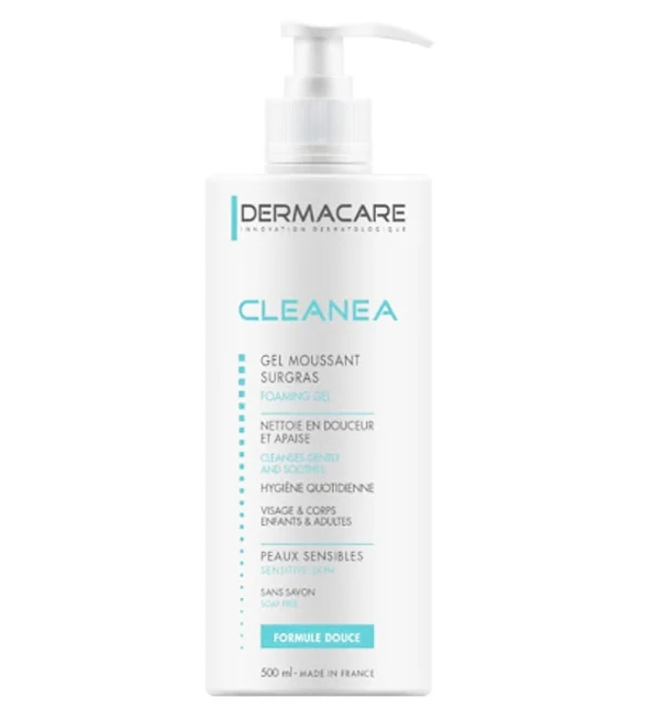 Dermacare Cleanea Gel Moussant Surgras 500 Ml