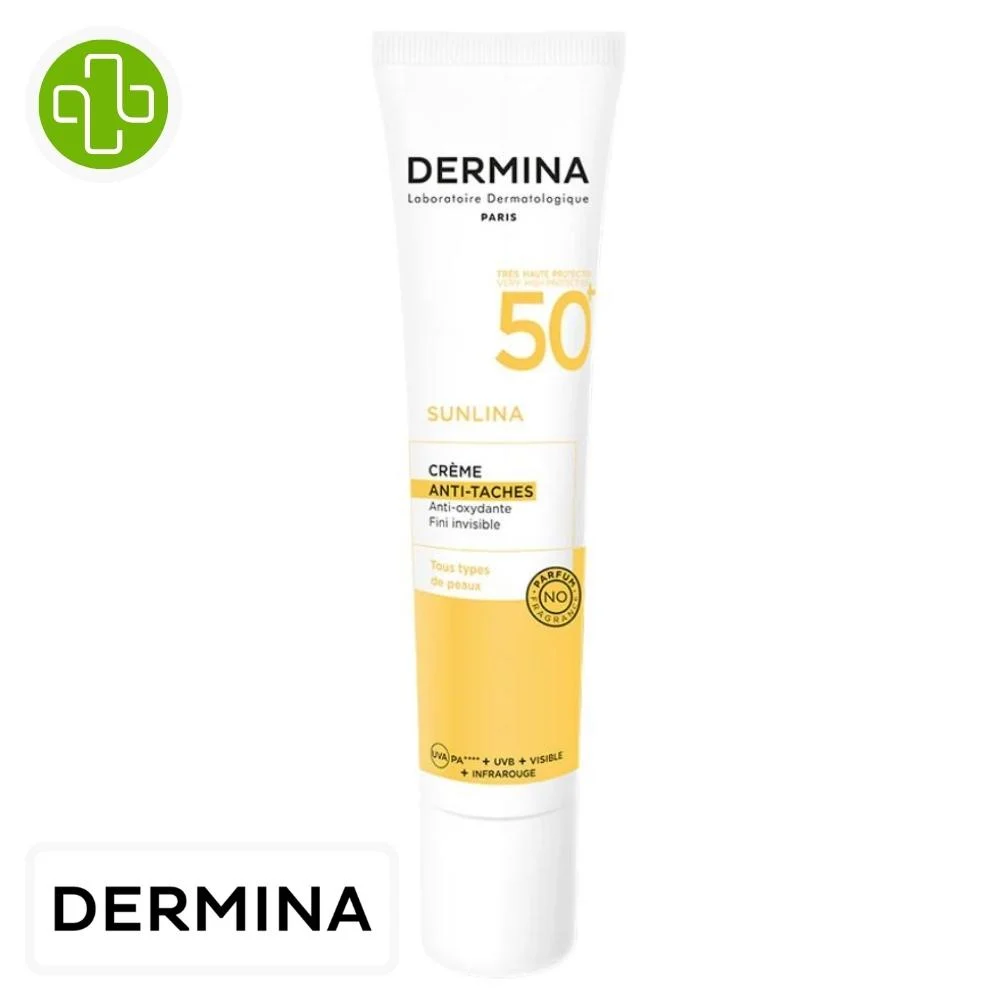 Dermina Sunlina Creme Anti Taches Spf50 40ml