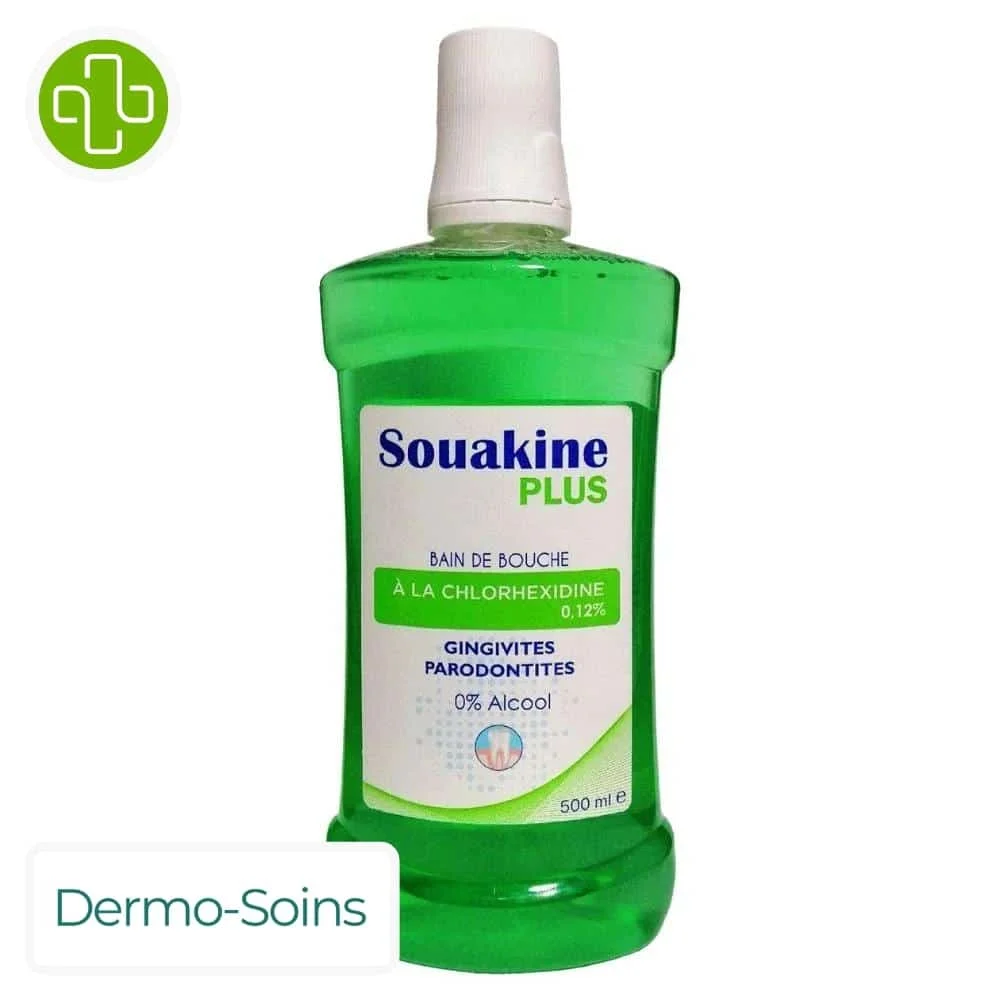 Dermo Soins Souakine Bain De Bouche Plus Chlorhexidine 012 500ml