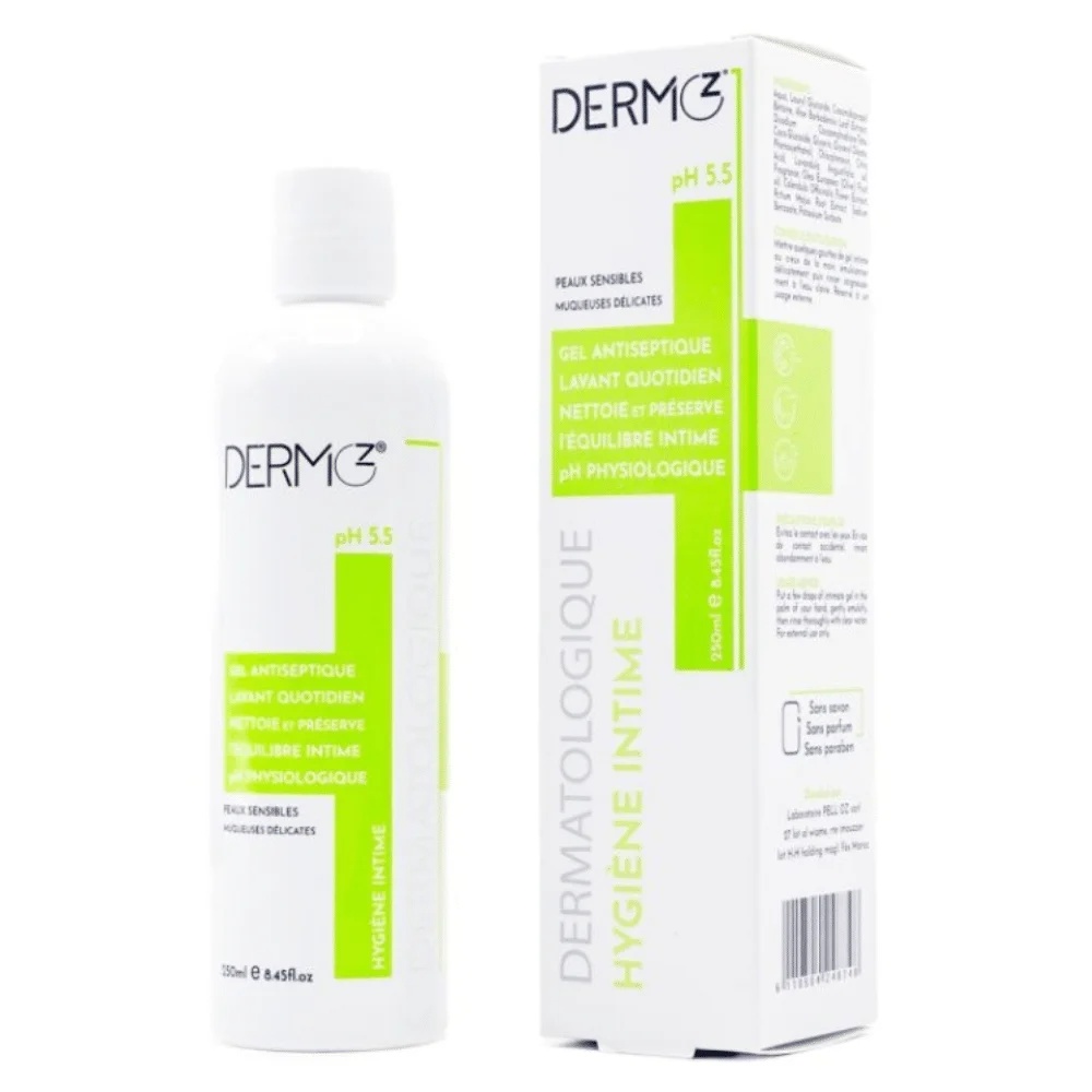 Dermoz Hygiene Intime Gel Antiseptique Ph55 250ml