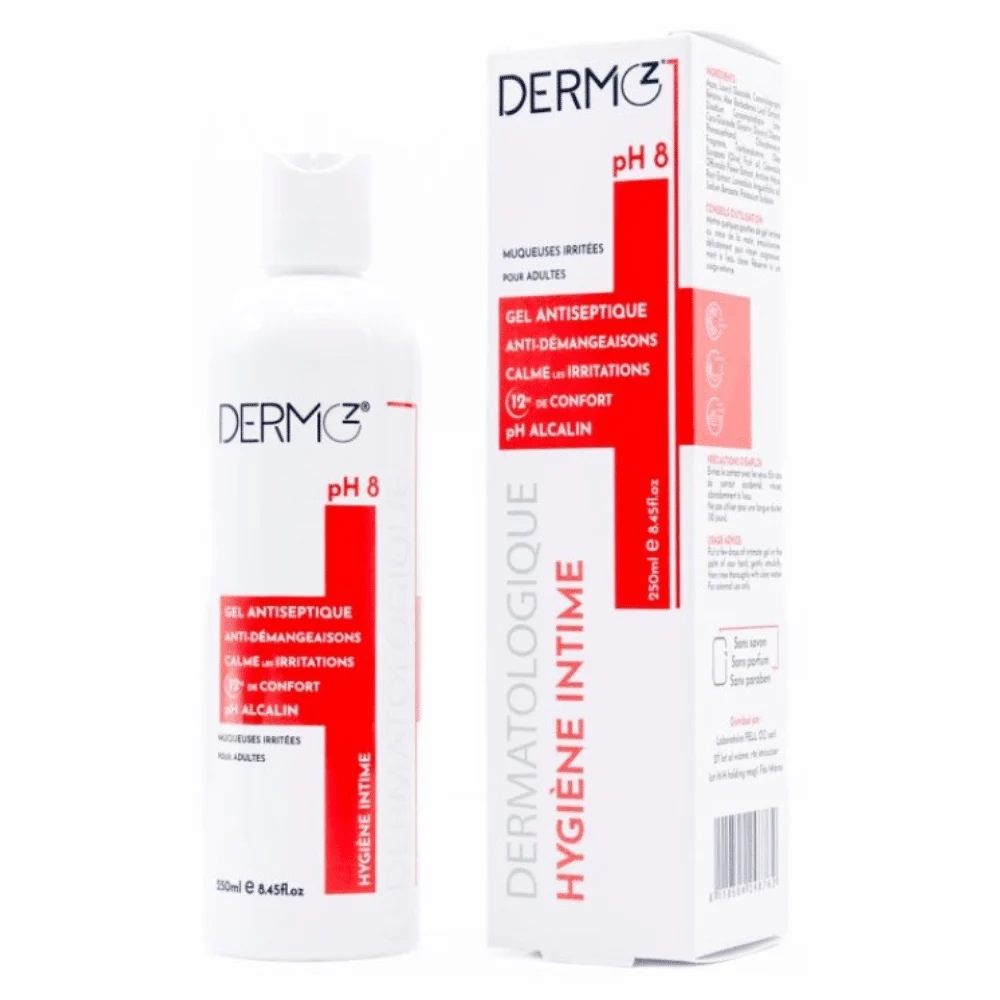 Dermoz Hygiene Intime Gel Antiseptique Ph8 250ml