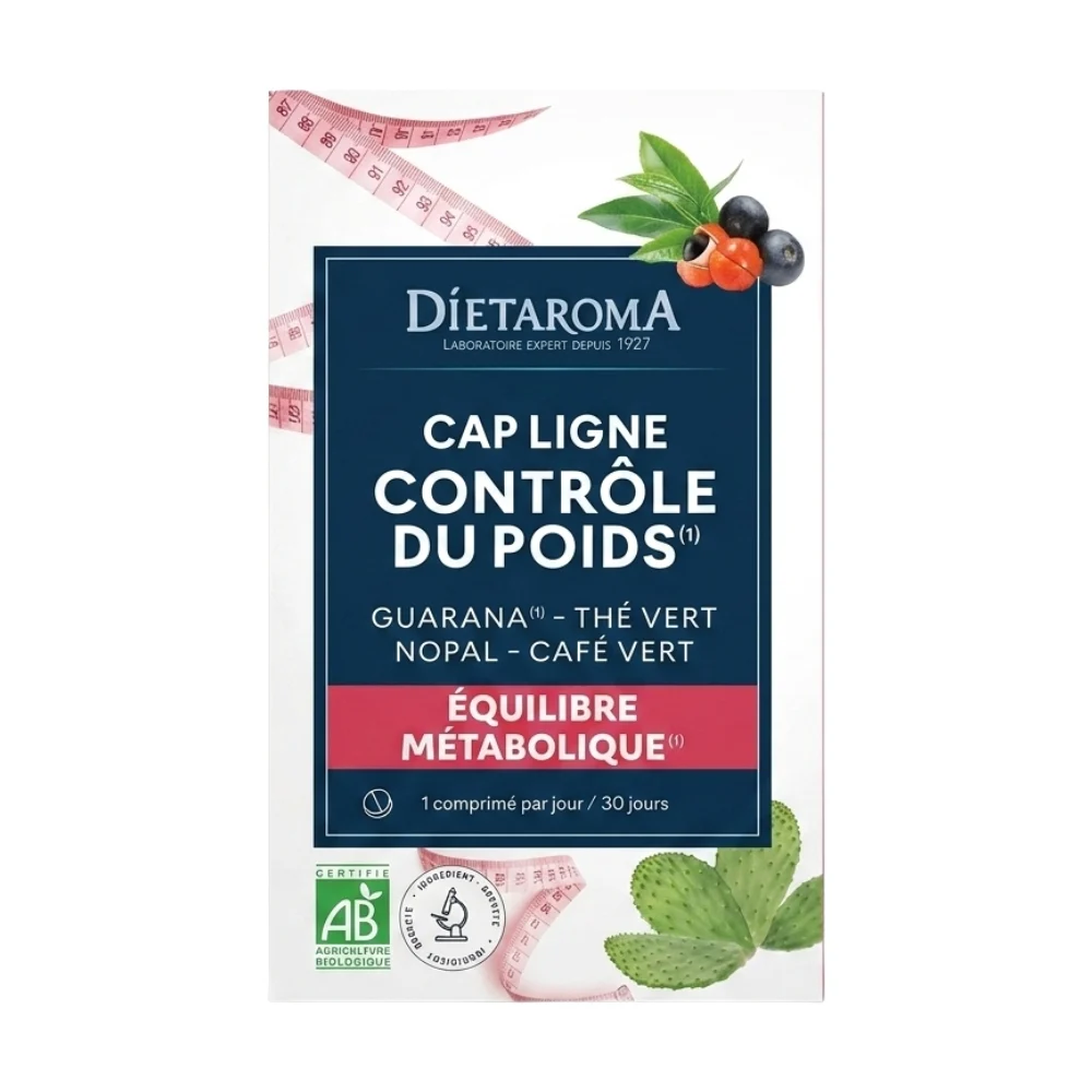 Dietaroma Cap Ligne Controle Du Poids 30 Comprimes