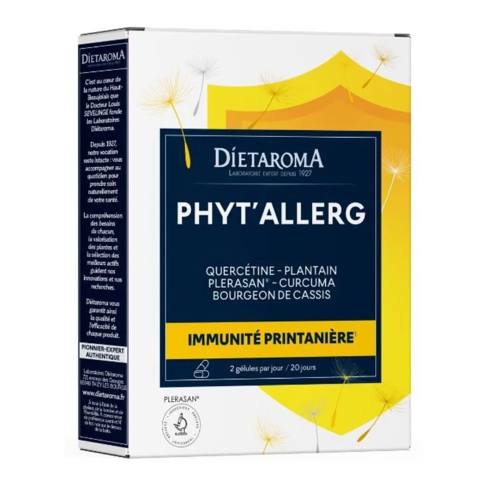 Dietaroma Phyt Allerg Allergies 40 Gelules