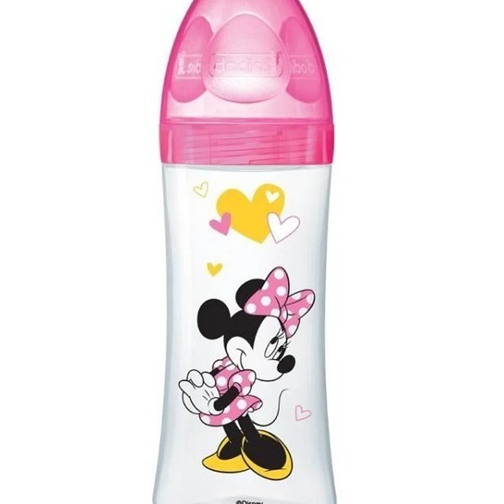 Dodie Bib Initiation Minnie Fushia 330ml 6mois