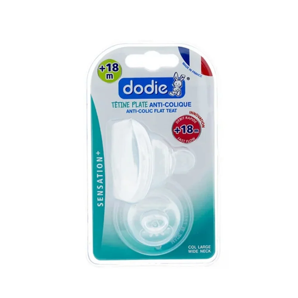 Dodie Tetine Plate Sensation Anti Colique D5 18m X2