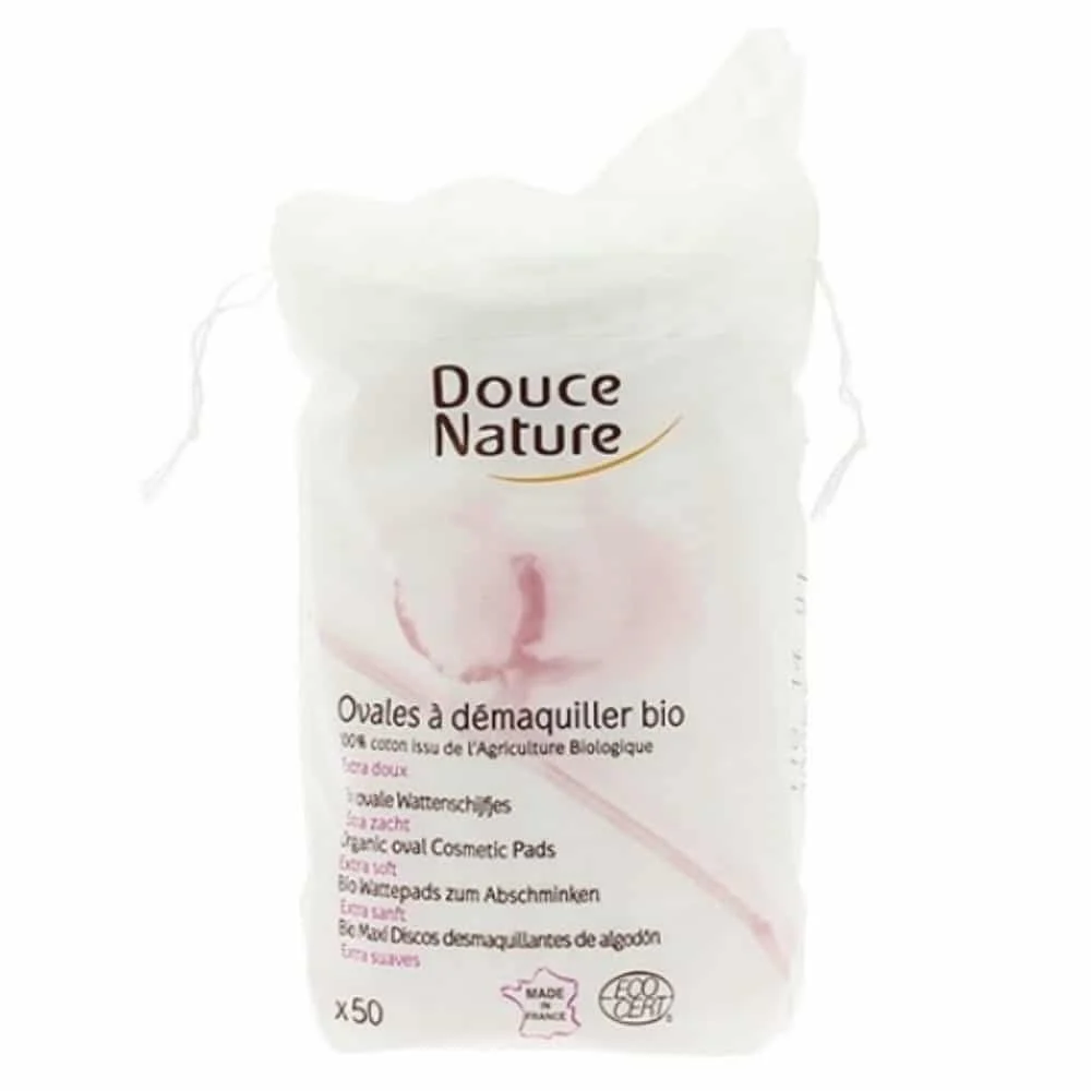 Douce Nature Ovales A Demaquiller Extra Doux Bio 50u