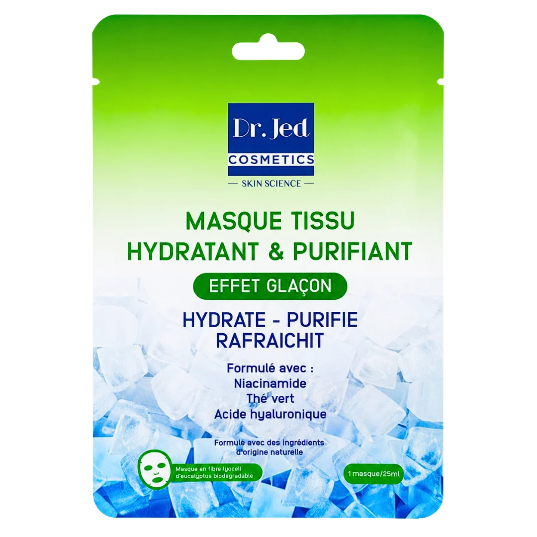 Dr Jed Masque Tissu Hydratant Purifiant 25ml