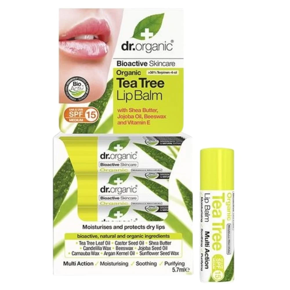 Dr Organic Baume A Levres Arbre A The Bio 57ml
