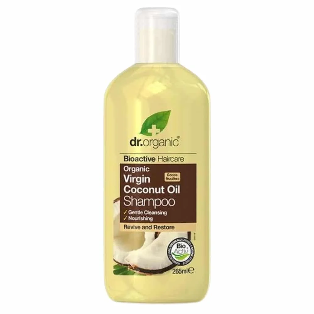 Dr Organic Shampoing Huile De Noix De Coco Vierge Nourrissant Bio 265ml