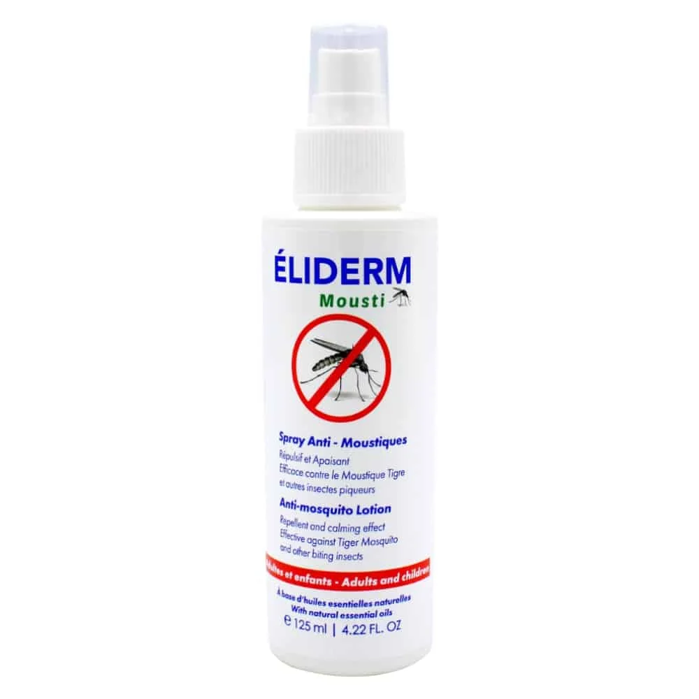 Eliderm Mousti Spray Anti Moustiques Repulsif Et Apaisant 125ml