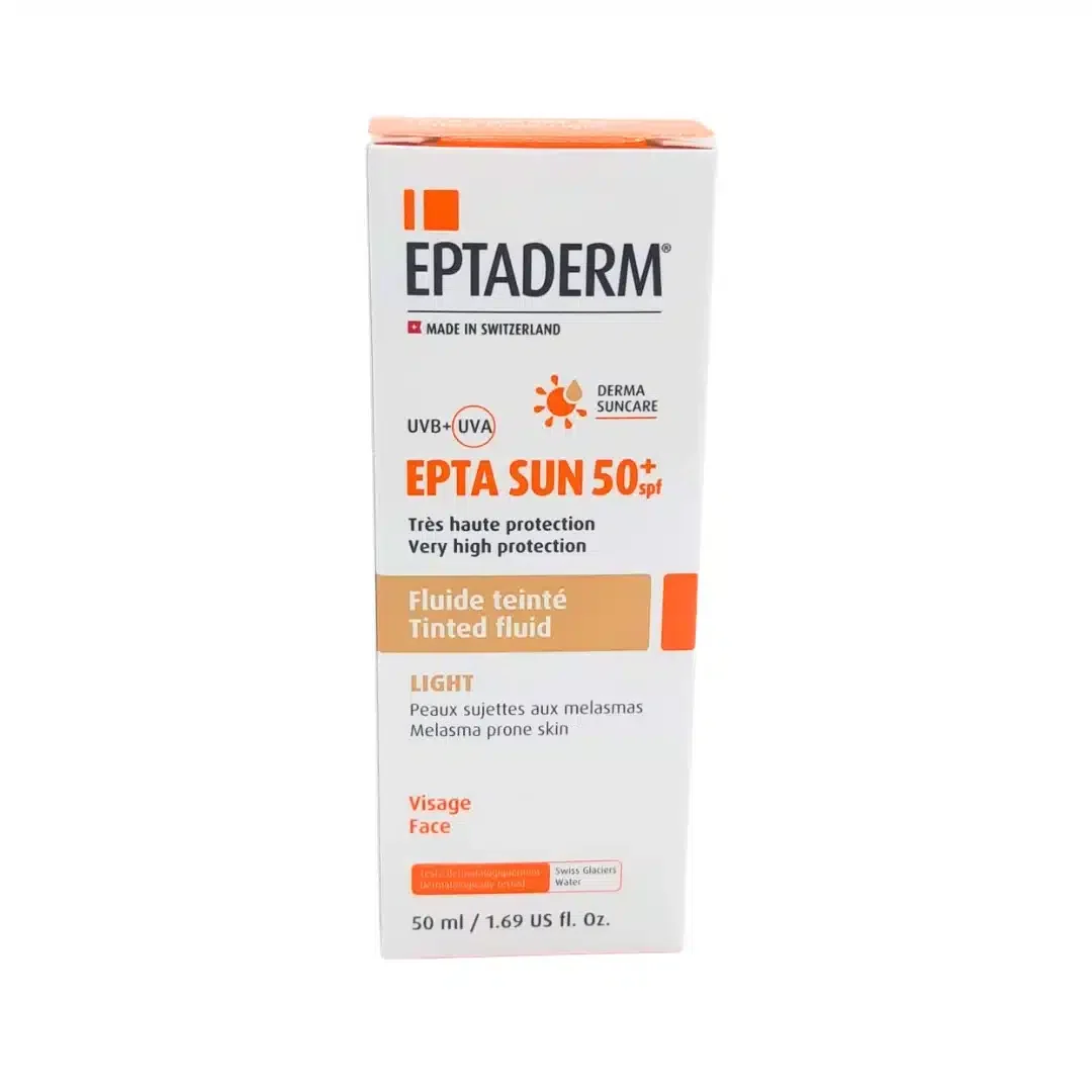 Eptaderm Epta Sun Spf50 Fluide Teinte Light 50ml