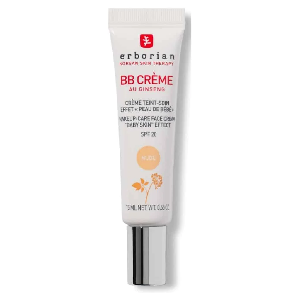 Erborian Bb Creme Teint Soin Effet Peau De Bebe Teinte Nude Spf20 15ml
