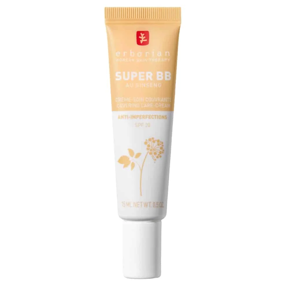 Erborian Super Bb Creme Soin Couvrante Anti Imperfections Teinte Nude Spf20 15ml
